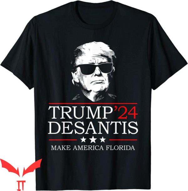 Make America Florida T-Shirt Trump DeSantis 2024 Election Tee