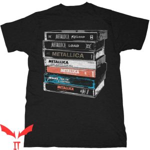 Metallica Load T-Shirt Metallica Cassette Graphic Tee Shirt