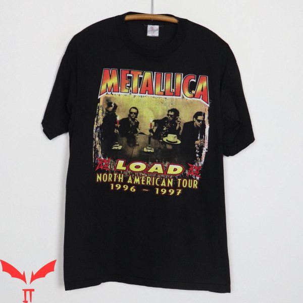Metallica Load T-Shirt Vintage 1996 Tour Graphic Tee Shirt