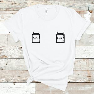 Mommy Milkers T-Shirt Breastfeeding Milk Carton Tee Shirt