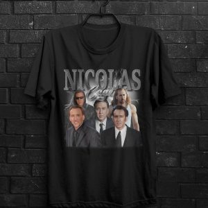 Nicolas Cage John Travolta T-Shirt 90s Vintage Design Tee