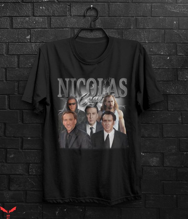 Nicolas Cage John Travolta T-Shirt 90s Vintage Design Tee