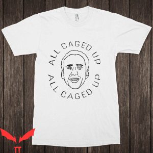 Nicolas Cage John Travolta T-Shirt All Caged Up Tee Shirt