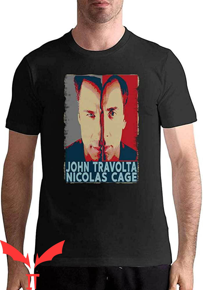 Nicolas Cage John Travolta T-Shirt Funny Cage Classic Tee