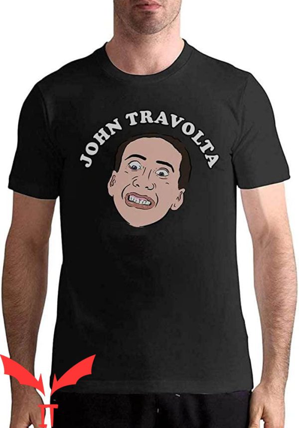 Nicolas Cage John Travolta T-Shirt Funny Cage Face Off Tee