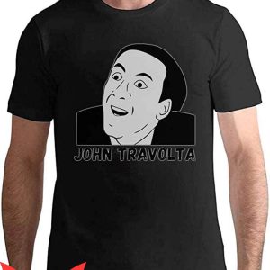Nicolas Cage John Travolta T-Shirt Funny Cage Face Style