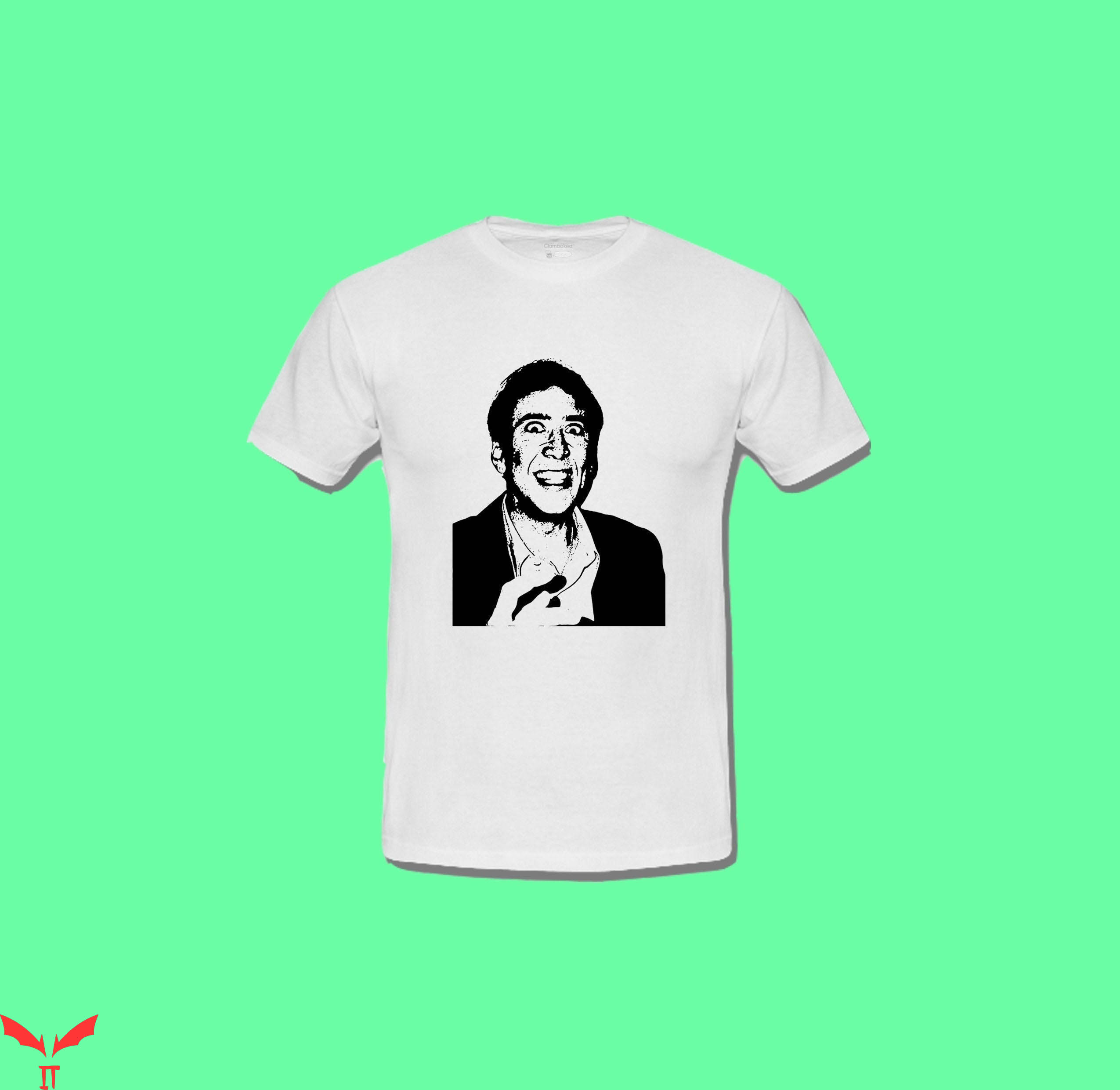 Nicolas Cage John Travolta T-Shirt Funny Face Tee Shirt
