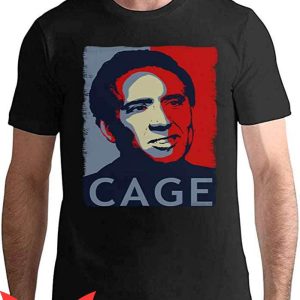 Nicolas Cage John Travolta T-Shirt Funny Gage Art Design Tee