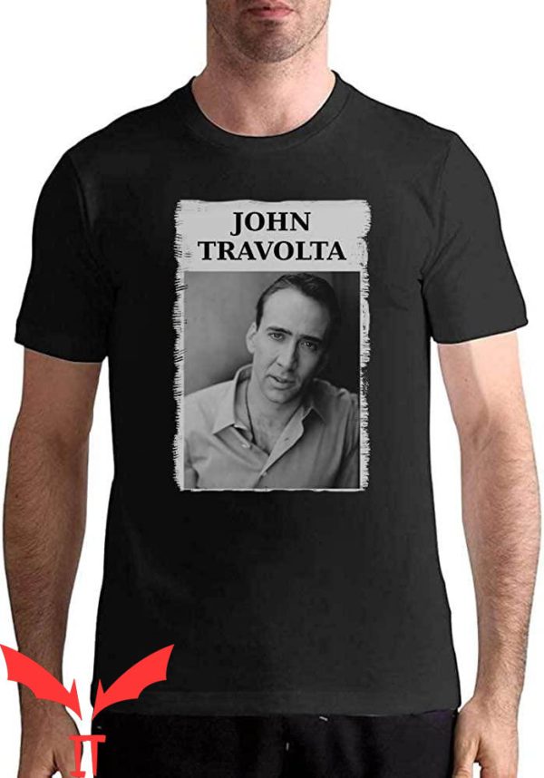 Nicolas Cage John Travolta T-Shirt Funny Style Graphic