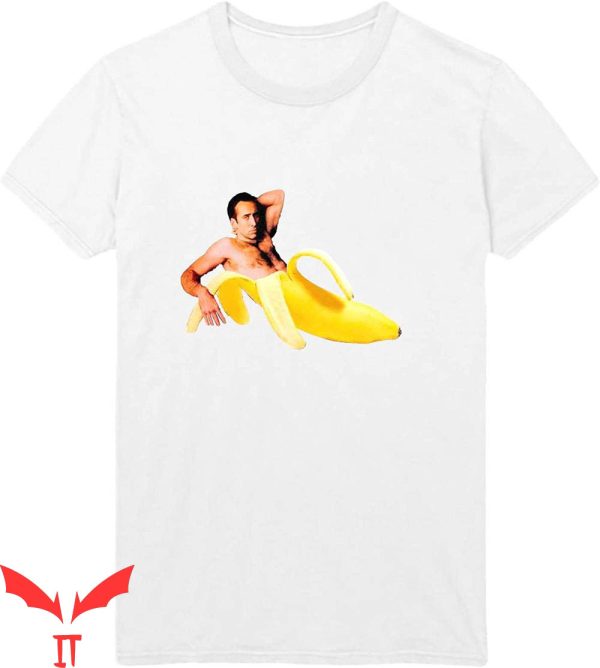 Nicolas Cage John Travolta T-Shirt Nicolas Cage In A Banana