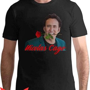 Nicolas Cage John Travolta T-Shirt Nicolas Funny Cage Face