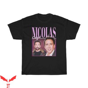 Nicolas Cage John Travolta T-Shirt Retro Style Funny Tee