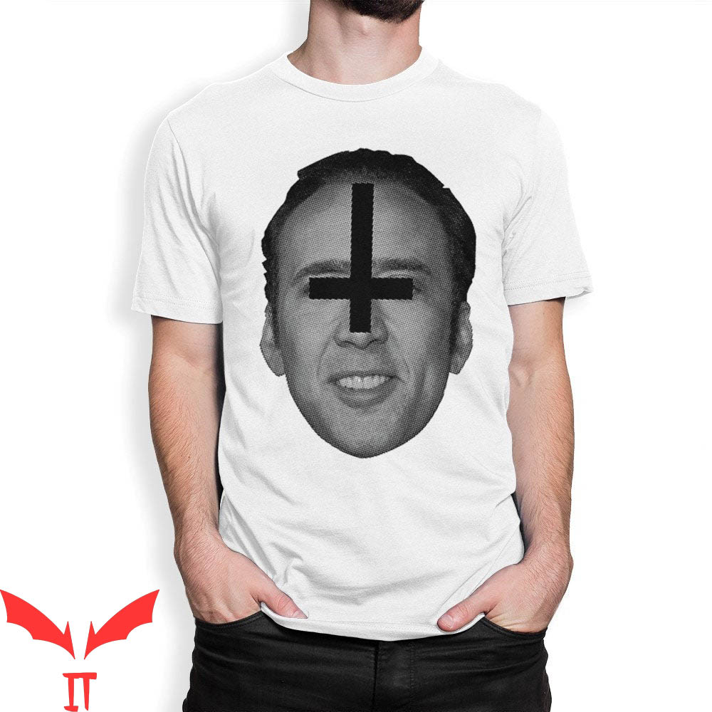 Nicolas Cage John Travolta T-Shirt Satanic Graphic Tee