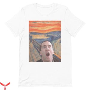 Nicolas Cage John Travolta T-Shirt Scream Edvard Munch Tee