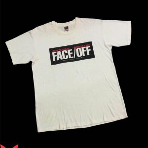 Nicolas Cage John Travolta T-Shirt Vintage 90s Face Off Tee