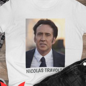 Nicolas Cage John Travolta T-Shirt Vintage Funny Design