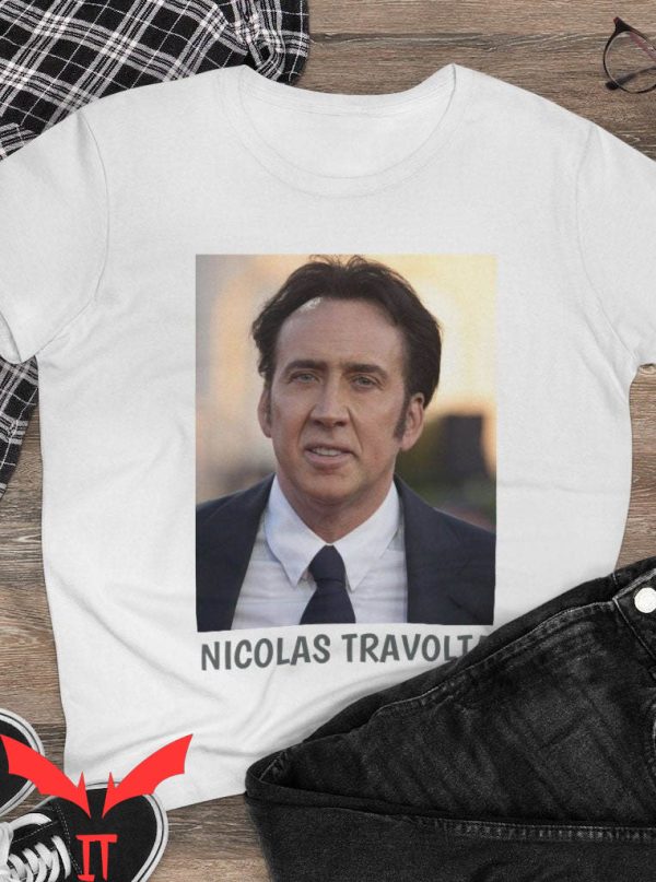 Nicolas Cage John Travolta T-Shirt Vintage Funny Design
