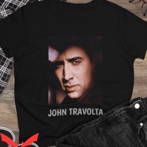 Nicolas Cage John Travolta T-Shirt Vintage Funny Graphic