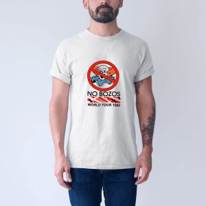 No Bozos T-Shirt Van Halen No Bozos World Tour 1982 Shirt
