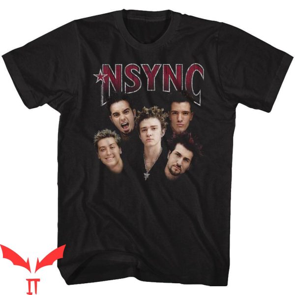 Nsync Christmas T-Shirt NSYNC Group Shot Boy Band Tee Shirt