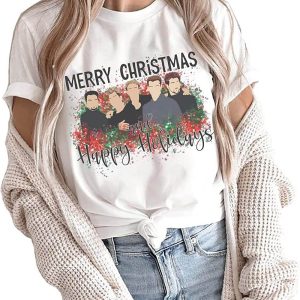 Nsync Christmas T-Shirt NSYNC Happy Holidays Christmas Shirt
