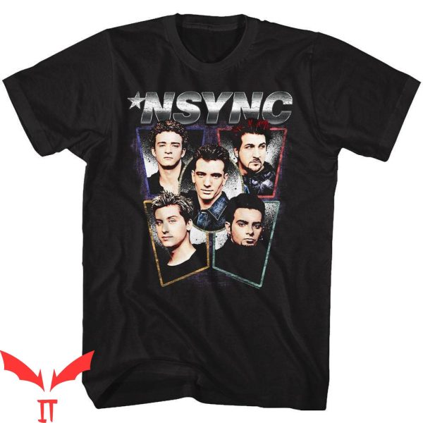 Nsync Christmas T-Shirt NSYNC Heads Boy Band Tee Shirt
