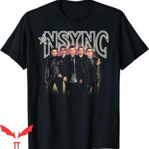 Nsync Christmas T-Shirt NSYNC Official In Lights Tee Shirt