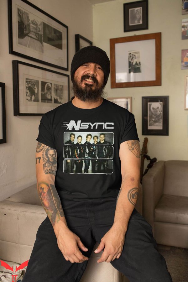 Nsync Christmas T-Shirt NSYNC Pop Tour 2001 Tee Shirt