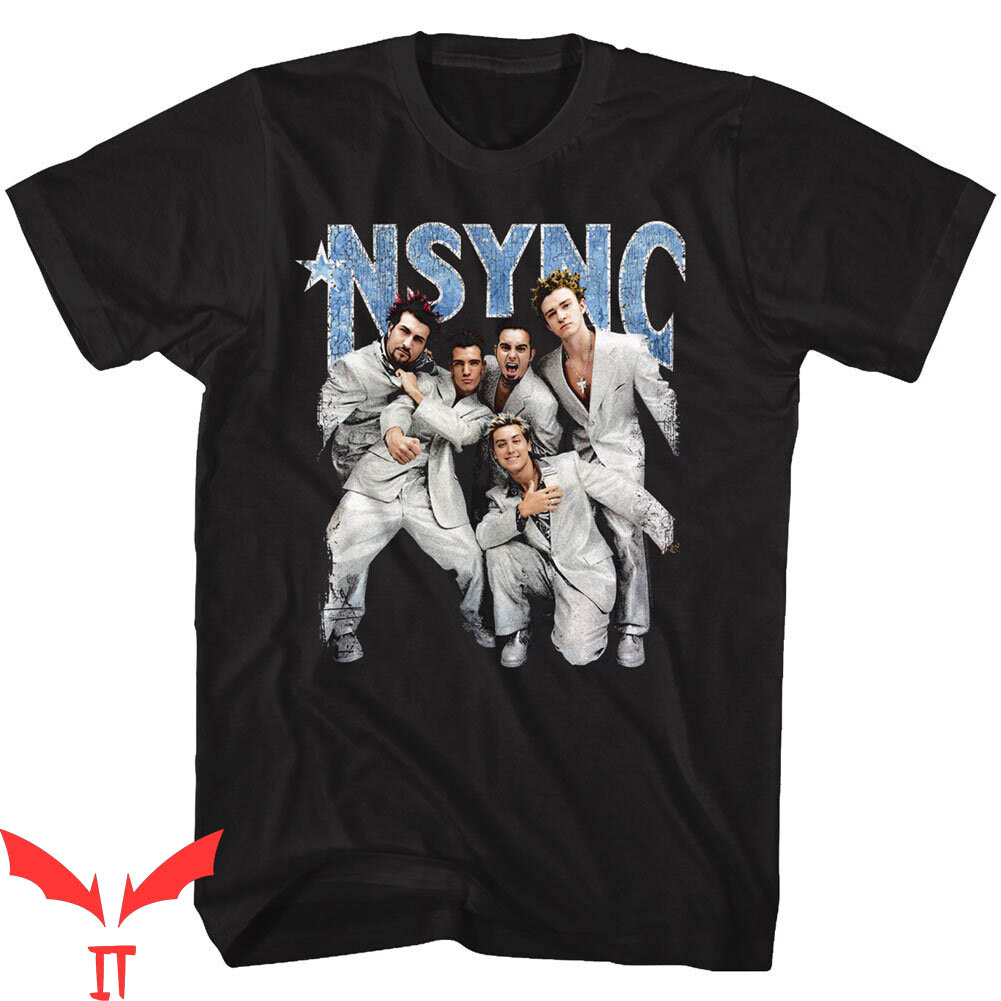 Nsync Christmas T-Shirt NSYNC Silver Suit Boy Band Shirt