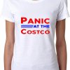 Panic At The Costco T-Shirt Cool Graphic Vintage Design