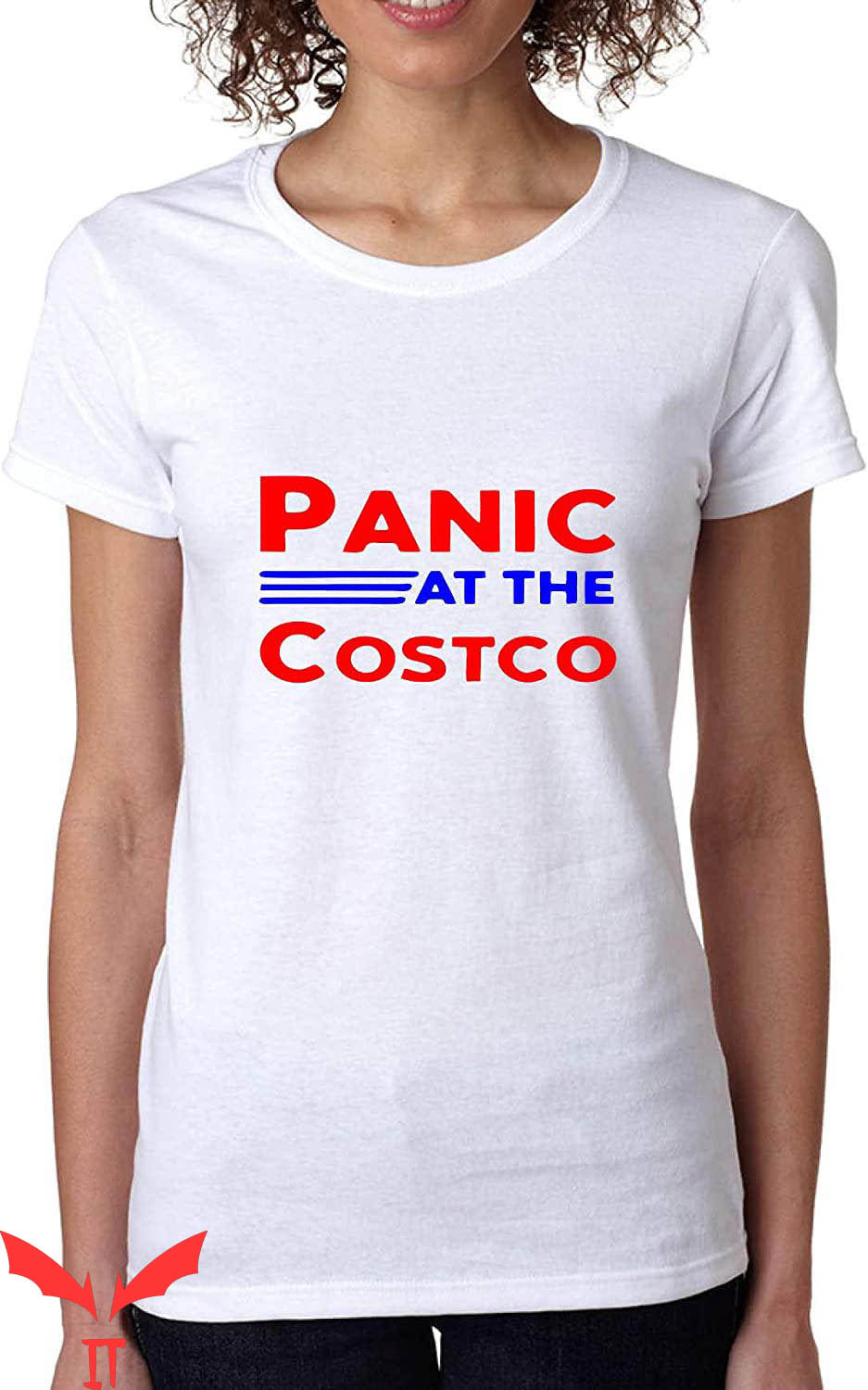 Panic At The Costco T-Shirt Cool Graphic Vintage Design