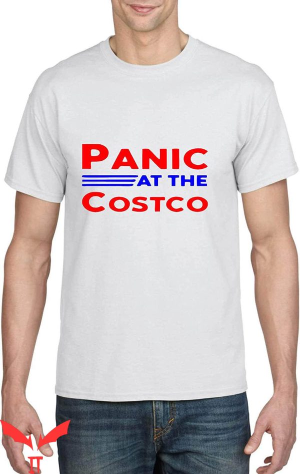 Panic At The Costco T-Shirt Vintage Funny Toilet Paper Tee
