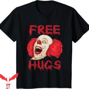 Pennywise 1990 T-Shirt Free Hugs Halloween Scary Clown