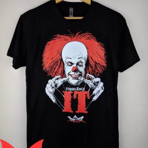 Pennywise 1990 T-Shirt Halloween Horror Scary IT The Movie