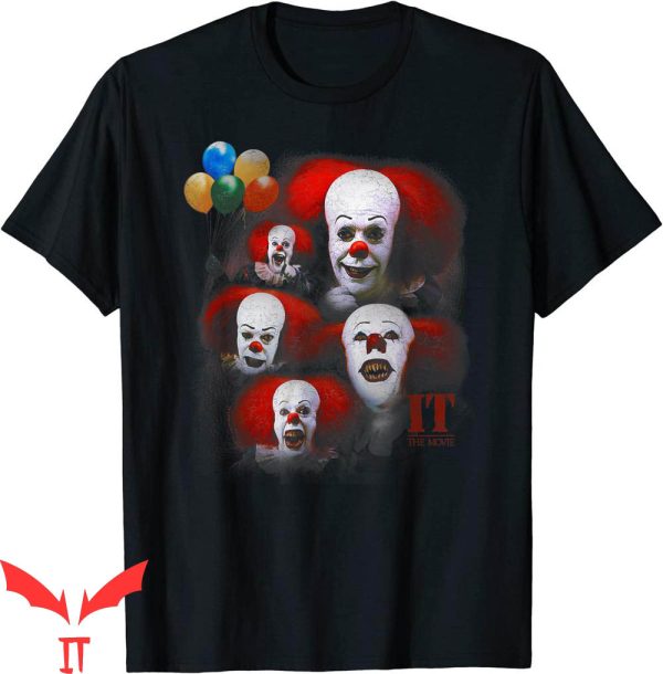 Pennywise 1990 T-Shirt IT Mini Series Many Faces Pennywise