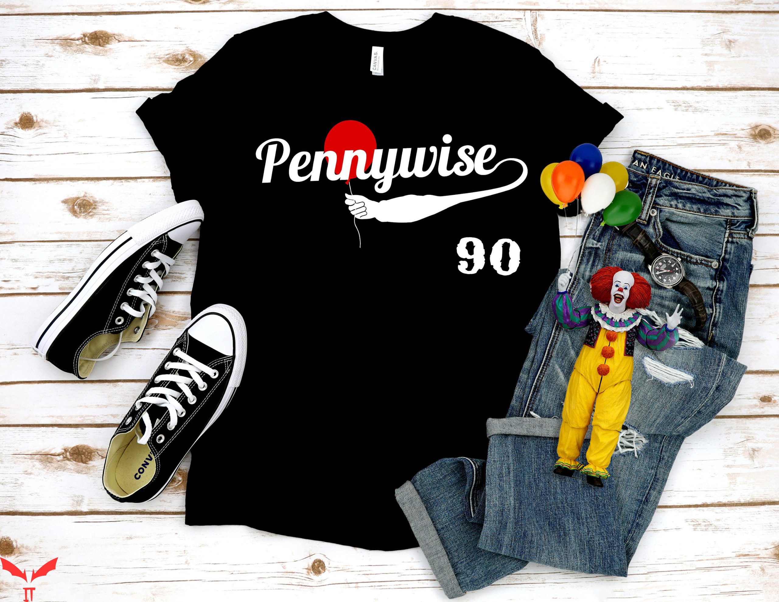 Pennywise 1990 T-Shirt IT Movie Jersey Horror Halloween