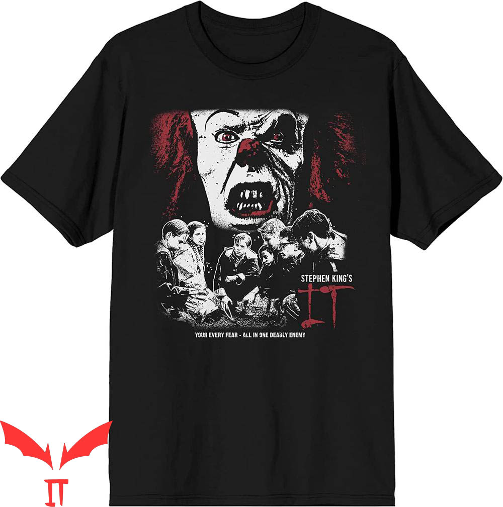 Pennywise 1990 T-Shirt Pennywise And Children IT The Movie
