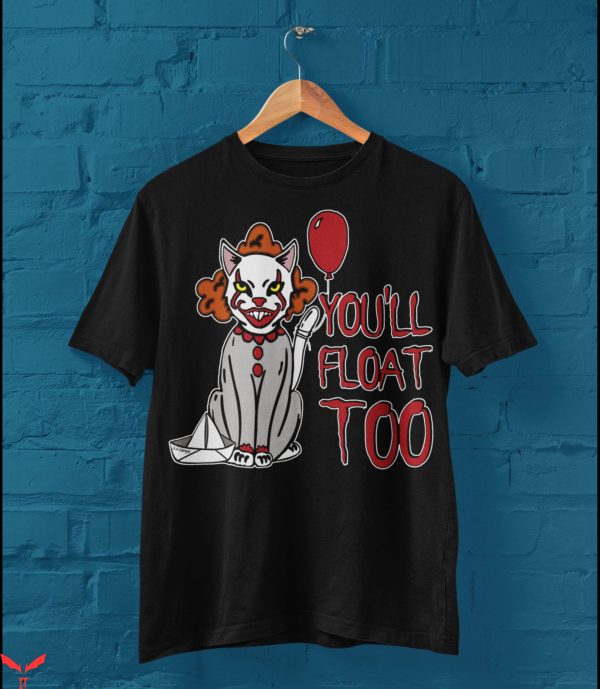Pennywise Cat T Shirt Fuzzywize The Killer Clown Cat