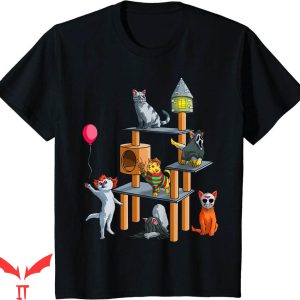 Pennywise Cat T Shirt Horror IT The Movies Cute Kitty