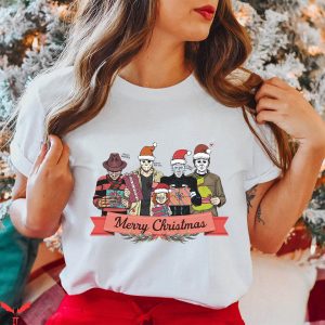 Pennywise Christmas T Shirt Horror Movie Xmas Family