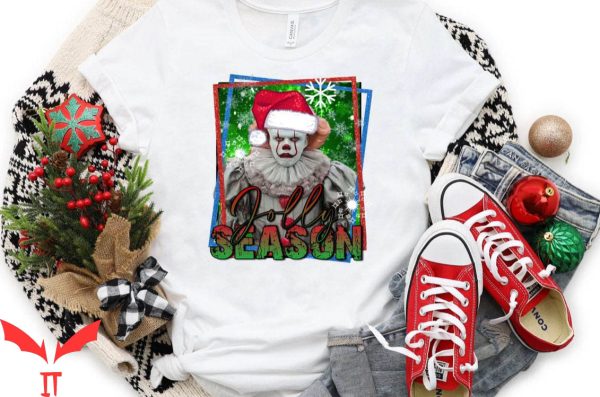 Pennywise Christmas T Shirt Jolly Season Christmas Holidays
