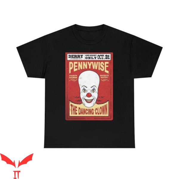 Pennywise Clown T Shirt IT Clown Vintage Of Horror Movie