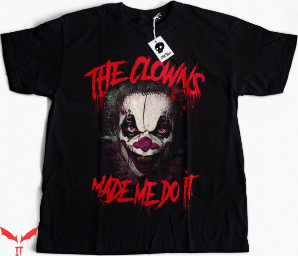 Pennywise Clown T Shirt The Losers Club Scary Clown Horror Film