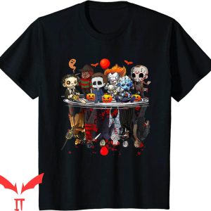 Pennywise Friends T-Shirt Anime Halloween Scary Horror Movie