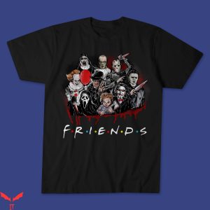 Pennywise Friends T-Shirt Characters Scary Friends Shirt