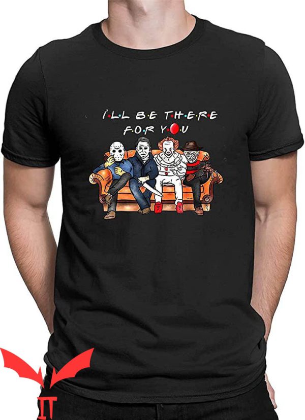 Pennywise Friends T-Shirt Clown Halloween Horror Movies