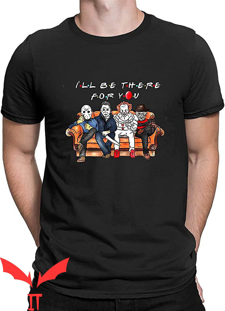 Pennywise Friends T-Shirt Clown Halloween Horror Movies
