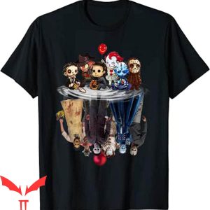 Pennywise Friends T-Shirt Cute Horror Movie Chibi Character