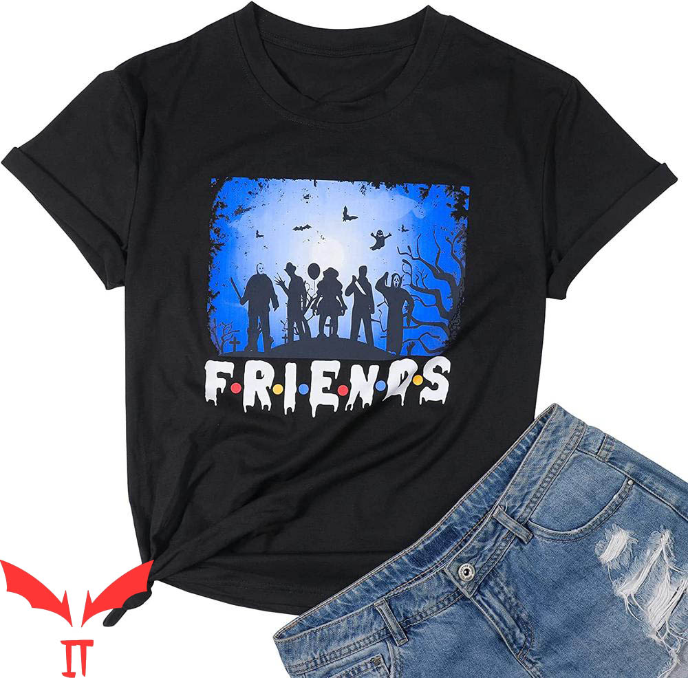 Pennywise Friends T-Shirt Halloween Characters IT The Movie