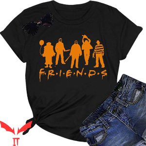 Pennywise Friends T-Shirt Halloween Graphic Fall Tee Shirt